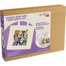 Rosa Talent Dogs - Shopper Coloring Kit. Ecobag Painting Kit, Cotton 0.03 lb/in2, 14.96*16.54 inches.