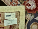 Wonderful Needlepoint Rug 10x14, Large Aubusson Carpet, Floral, Elegant, European Design
