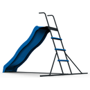 XSL003 2.2M kids plastic slide indoor Freestanding playground equipment children plastic slide kids indoor slide blue