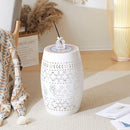RUBY 12" SIDE TABLE - WHITE