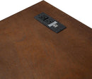 Twin Over Twin Bunk Bed With Desk USB Ports White Walnut