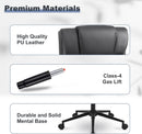Black Ergonomic Office Chair With Adjustable Lumbar Support