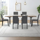 Set of 6 Mid Century Modern Upholstered Dining Chairs
