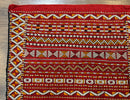 Moroccan Kilim Rug 4x8, Flatweave, Bohemian, Red Ivory Orange