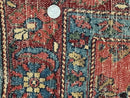 Antique Persian Tribal Rug 5 x 6.6, Tomato Red, Hamadan Angelas Rug