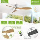 52 Inch Smart Ceiling Fan With Lights Remote App Control
