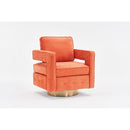 Swivel Barrel Chair for Living Room,360 Degree Swivel Club Modern Accent Single Sofa Chair, Small Leisure Arm Chair for Nursery, Hotel, Bedroom, Office