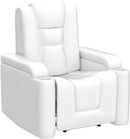 White Power Recliner Chair Set Of 2 With USB Ports