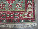 4' X 6' Vintage Handmade Turkish Kazak Design Wool Rug Carpet Nice