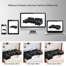 123*55'Modern U-shaped Sectional Sofa with Console,Cup Holders and USB Charger,6 Seat Upholstered Symmetrical Indoor Furniture,Comfy Chenille Cloud Couch with Chaise for Living Room,Apartment,5 Colors