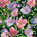 Stylish Dark Tulips Wallpaper Chic