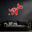 UV Printed Dog Neon Sign, Neon Wall Art, Neon Light Sign, UV Print Neon Sign