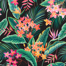 Leaves with Little Flowers Wallpaper