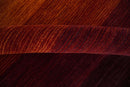 6x8 Ombre Brown and Rust Blended Stripes Pattern Wool Hand Woven Southwestern Gabbeh Rug