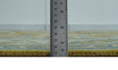 6x9 Mustard, Ivory and Gray Hand Knotted Traditional Oriental Oushak wool area rug