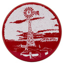 Nebraska Windmill Tin | Red | 6 X 1.5 | GROW Nebraska