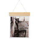 Recipe For Happiness Photograph With Wooden Frame | 11" x 21" | Journey West Photographer
