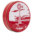 Nebraska Windmill Tin | Red | 6 X 1.5 | GROW Nebraska