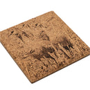 Etched Cork Coaster | Multiple Designs | Single Coaster | RCK Creations & More