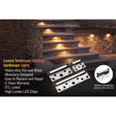 7" 3W Landscape Lights Outdoor RGB CCT Tunable Brass Hardscape Paver Fixture