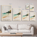 Aroa Beach, Cook Islands Watercolor Print, Vacation Gift, Cook Islands Wall Art, Beach Painting, Beach Decor, Large Wall Art, Wood Frame Art