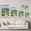 Cape Engano, Philippines Watercolor Beach Print, Vacation Gift, Philippines Wall Art, Beach Painting, Beach Decor, Beach Painting