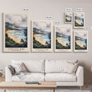 Coffee Bay, South Africa Watercolor Beach Print, Vacation Gift, South Africa Wall Art, Beach Painting, Beach Decor, Beach Painting