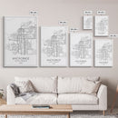 Anchorage Street Map, Alaska Map, City Map Wall Décor, Adventure Wall Art, Minimalist, Modern Art, Wall Art, Canvas Print, Canvas Wall Art