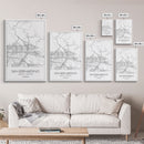 San Bernardino Street Map, California Map, City Map Print, Minimalist Art, Wall Art, Canvas Print, Unique Wall Décor, Friends Gift,