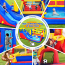 7-in-1 Inflatable Water Park with Slide, Pool, And Bounce House (SAK74216)