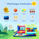 7-In-1 Inflatable Bounce House With Ball Pit, Obstacles And Bouncy Castle (SAK50823)