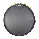 Artificial Green Wall Disc 20in – Black Frame – UV Resistant – Commercial Grade