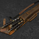 "Viking" Set in a Leather Case Camping Accessories BBQ Skewers Set  in a Leather Case, 7 items