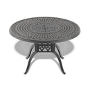 Alora 7-Piece Cast Aluminum Patio Furniture Set With Black Frame And Off-White Cushions (SAK12948)