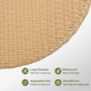 Alora 7-Piece Outdoor All-Weather Rattan Patio Sofa Set With Cushions (SAK47230)