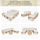 Alora 7-Piece Outdoor All-Weather Rattan Patio Sofa Set With Cushions (SAK47230)