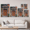 Change23 Colorful Indian Architecture Canvas Print, Traditional Art if India, Photography Print, Indian Wall Art, Living Room Decor