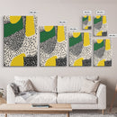 Retro Shopping Mall Wall Art Canvas Print, 1990s Inspired Abstract Art, Mall Art For Living Room Or Bed Room