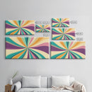 MCM Mid Century Modern Abstract Wall Art Canvas Print, Wall Decor, Wall Art, Modern Retro Canvas Print, Geometric Wall Art