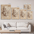 Angelic Painting Print, Framed Canvas Print, Angelic Wall Art, Abstract Angel Artwork, Personalized Gifts, Guardian Angels
