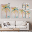 Oil Painting Print of a Palm Tree, Coastal Decor, Beach House Art, Beach Art, Vacation Gift, Pink Decor, Preppy Decor, Preppy Art