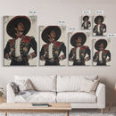 The Matador Painting Print, Chicano Art Framed Canvas Print, Traditional Mexican Wall Decor, Mexican Wall Art, Cultural Decor, Vibrant Decor