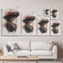 Chicano painting Print, Mexicano Wall Art, Female Matador, Female Bull Fighter Painting Print, Chicano Wall Art, Tejano Decor