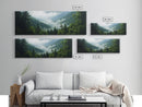 Emerald Green Mountain Landscape Wall Art Canvas Blue Ridge Mountains Print Extra Large Wall Art For Living Room Above Sofa