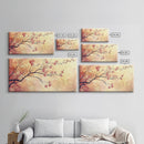 Original Floral Exquisite Canvas Wall Art, Cherry Blossoms, Wabi Sabi Decor, Boho Home Decor, Boho painting, Original Painting Print