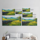 Hadrian's Wall Canvas Print, Roman Art, Framed Art, Roman Painting, England History Wall Art