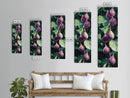 Canvas Print Figs and Leaves Painting Rustic Kitchen Art Farmhouse Decor Botanical Prints Food Review Wall Art