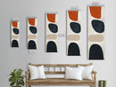 Framed Canvas Print Modern Geometric Wall Art Boho Minimalist Style Abstract Above Couch Art Ideal Living Room Bedroom Art Wall Decor