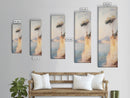 Victorian Landscape Oil Painting Print, Tall Skinny Wall Art, Coastal Painting, Coastal Landscape Art, Italian Seaside Painting, Narrow Wall Art