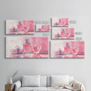 Light Pink Wall Art Canvas Print, Modern Minimalist Art, Whimsical Home Decor, Therapy Art Piece, Light Pink Abstract Art Gift Idea